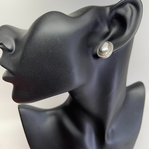 Vintage Georg Jensen, Harold Neilsen, 86B, classic silver earrings pierced ears