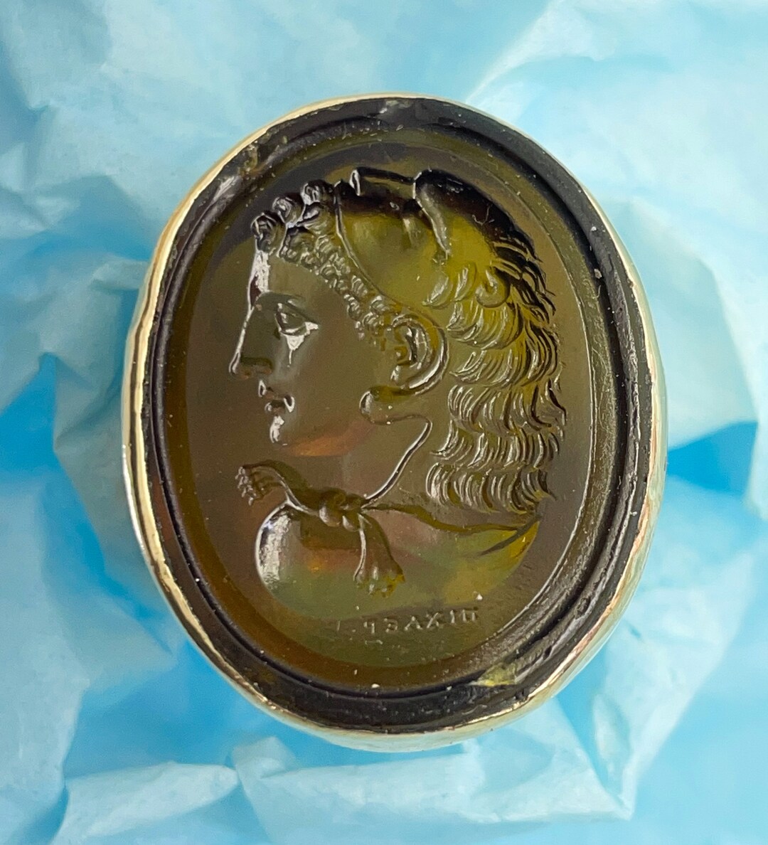 Victorian Intaglio Note Pichler Georgian /victorian Intaglio Hercules Signed - Etsy