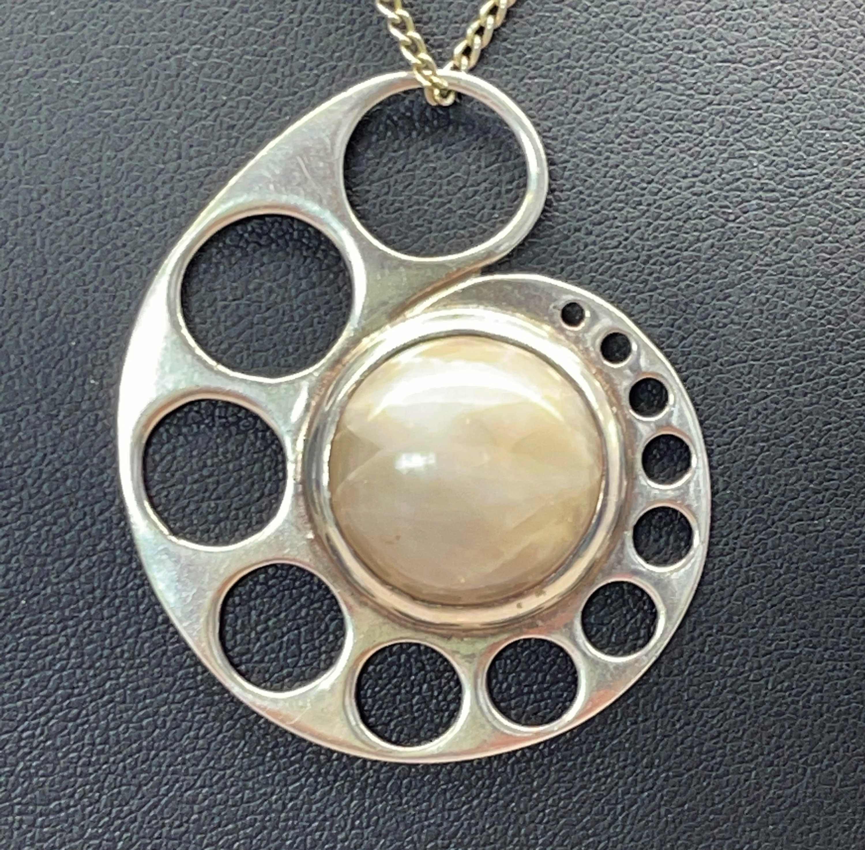 Vintage Sterling Silver Knitting Needle Gauge / Pendant Etsy