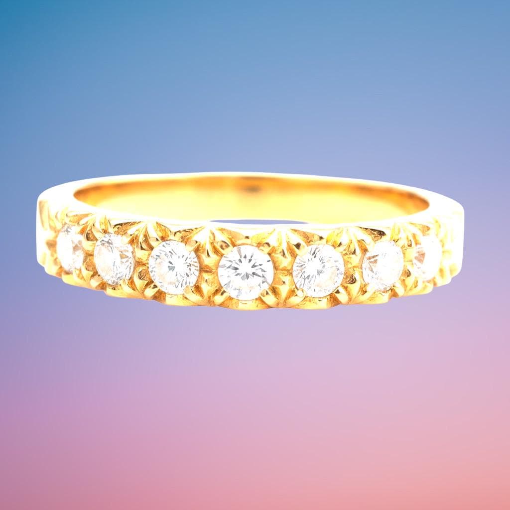 1985 Diamond Ring - Etsy
