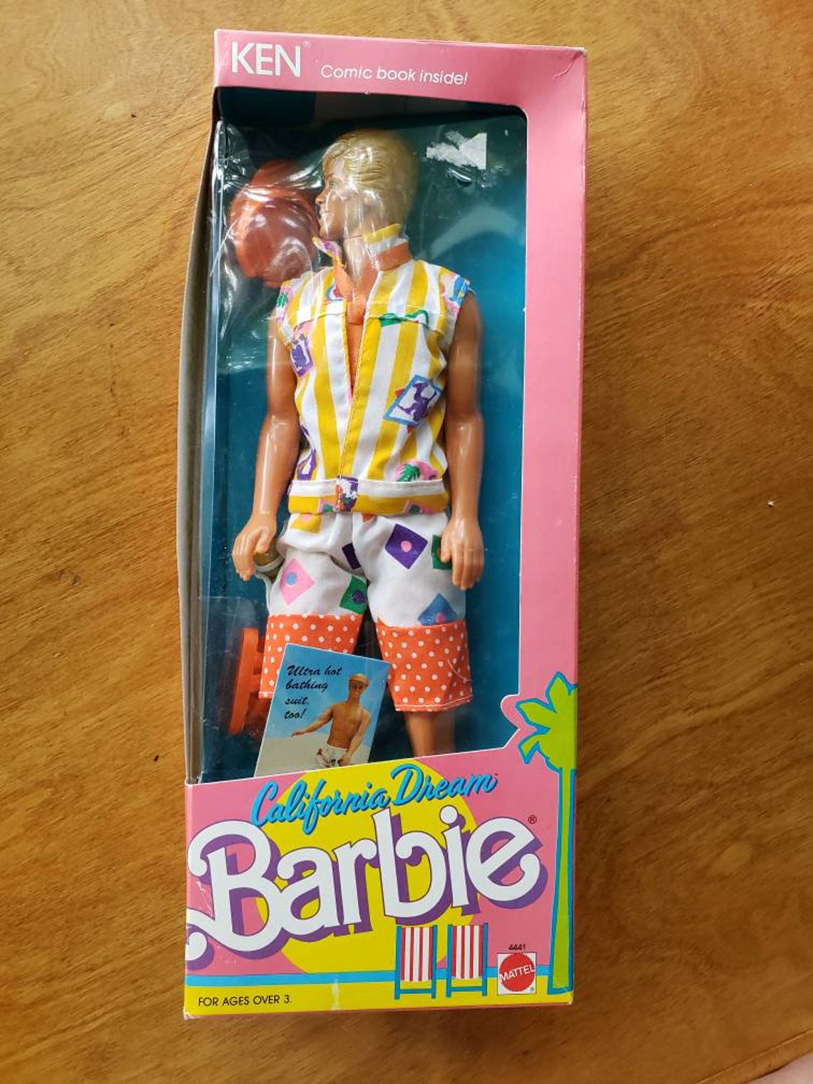 Vintage Ken Doll California Dream Barbie by Mattel 1987 New in Etsy