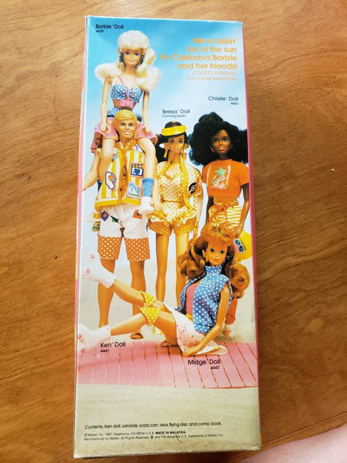 Vintage Ken Doll California Dream Barbie by Mattel 1987 New in Etsy