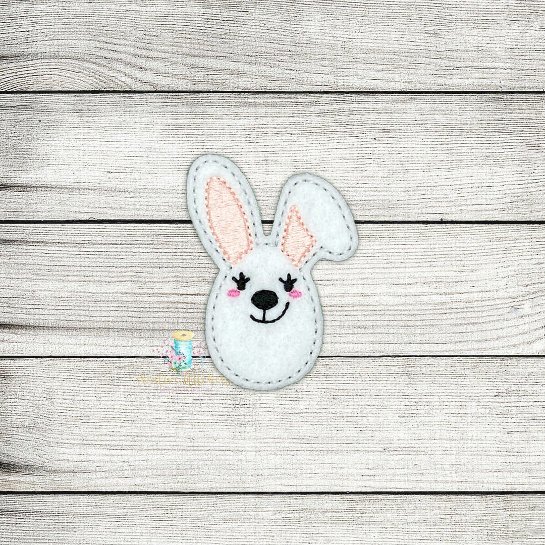Bunny Egg Feltie Digital Embroidery | Feltie Design File Patch | ITH ...