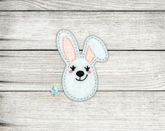 Bunny Egg Feltie Digital Embroidery | Feltie Design File Patch | ITH | Easter Feltie Design Files | ITH Feltie Files