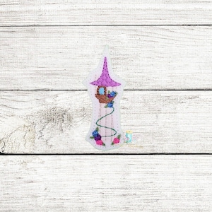 Princess Tower Patch DIGITAL Embroidery Design File