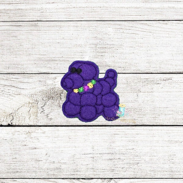 Bead Dog Patch DIGITAL Embroidery Design File