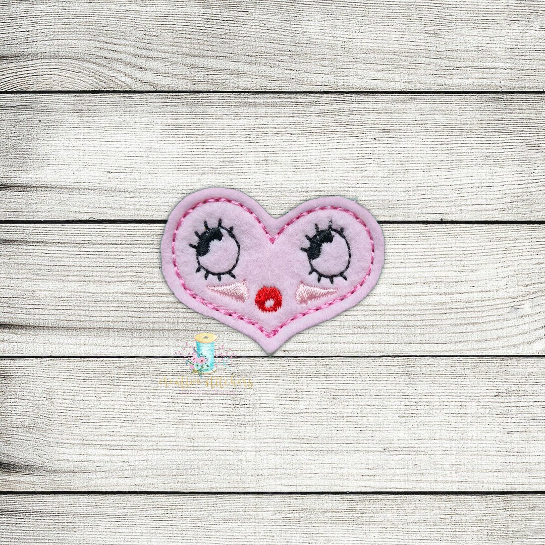 April First Heart April Heart Digital Embroidery Feltie Design File Patch | ITH Valentine ...