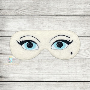 Beauty Sleep Mask ITH Digital Embroidery Design File