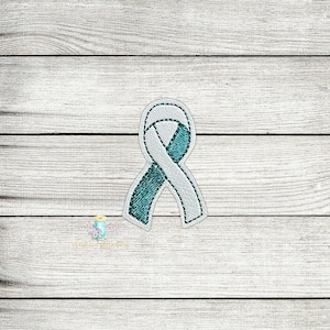Two Tone Awareness Feltie Digital Design File | Awareness Feltie Files | Awareness Ribbon Feltie Design Files