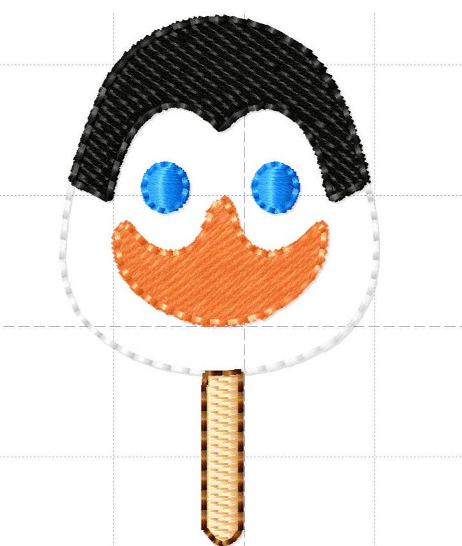 Kawaii Penguin Pop Feltie Digital Embroidery Design File | Sweets ...