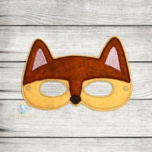 Fox Mask ITH Digital Embroidery Design File