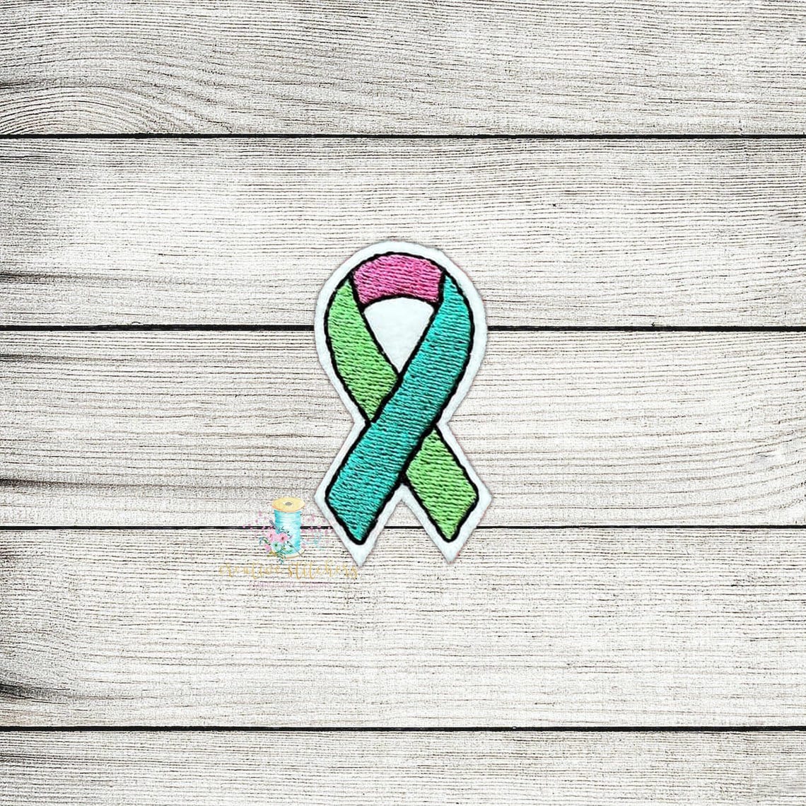 Tri Color Awareness Ribbon Feltie Digital Design File | Awareness ...