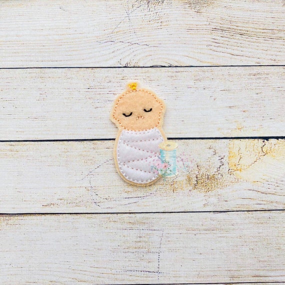 Baby Bundle Feltie Patch Digital Embroidery Design File Patch