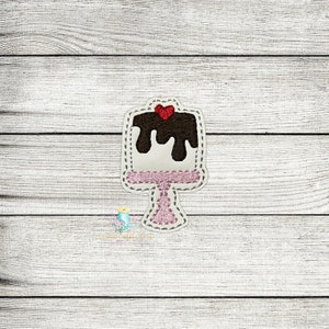 Cake Fancy Digital Embroidery Design File | ITH Feltie Files | ITH Sweet Treat Feltie Files