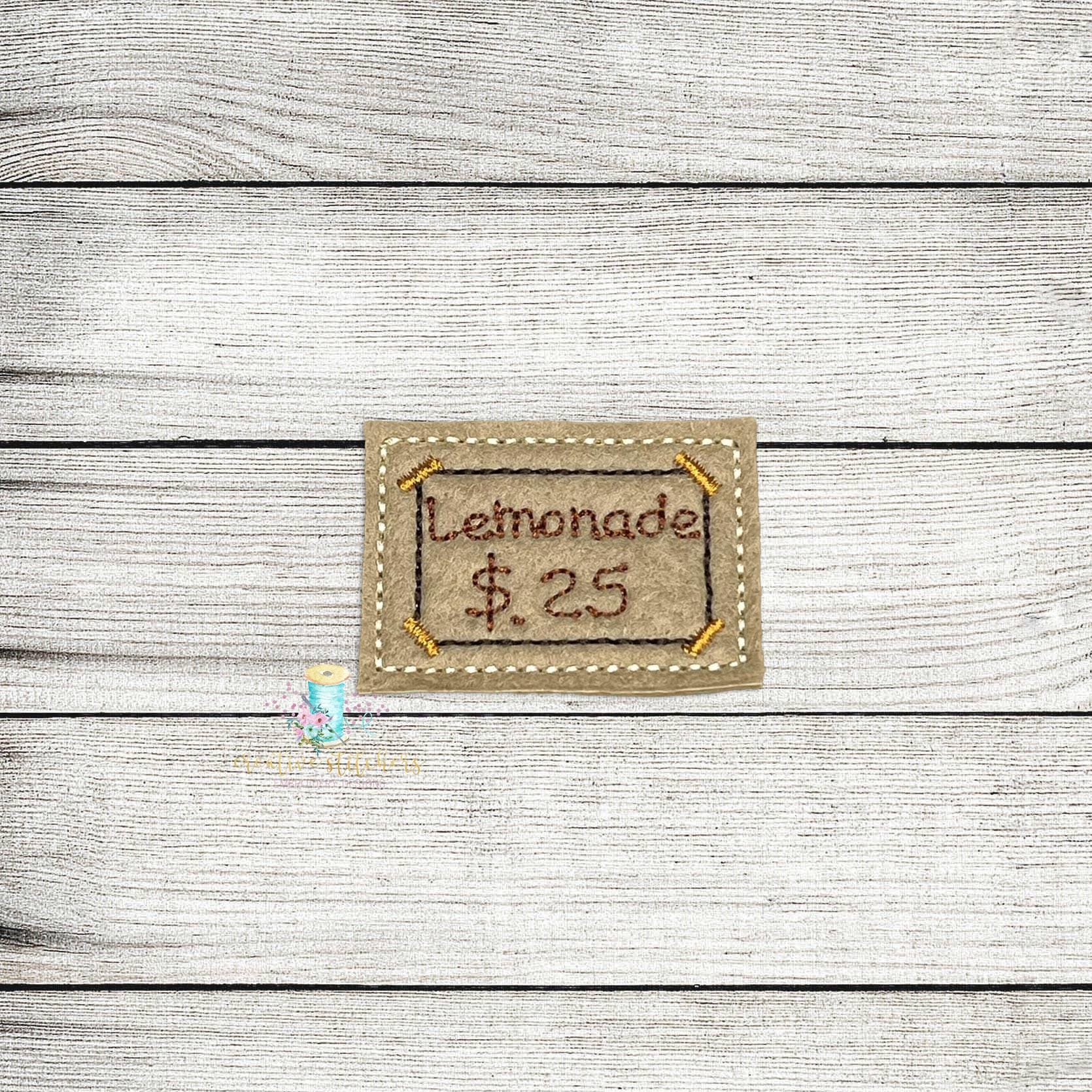 ITEM #5372 A~ Primitive Stencil ~ LEMONADE 25 CENTS