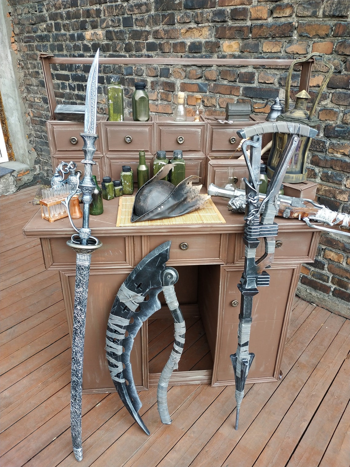 Evelyn inspired by Bloodborne video game cosplay props Etsy