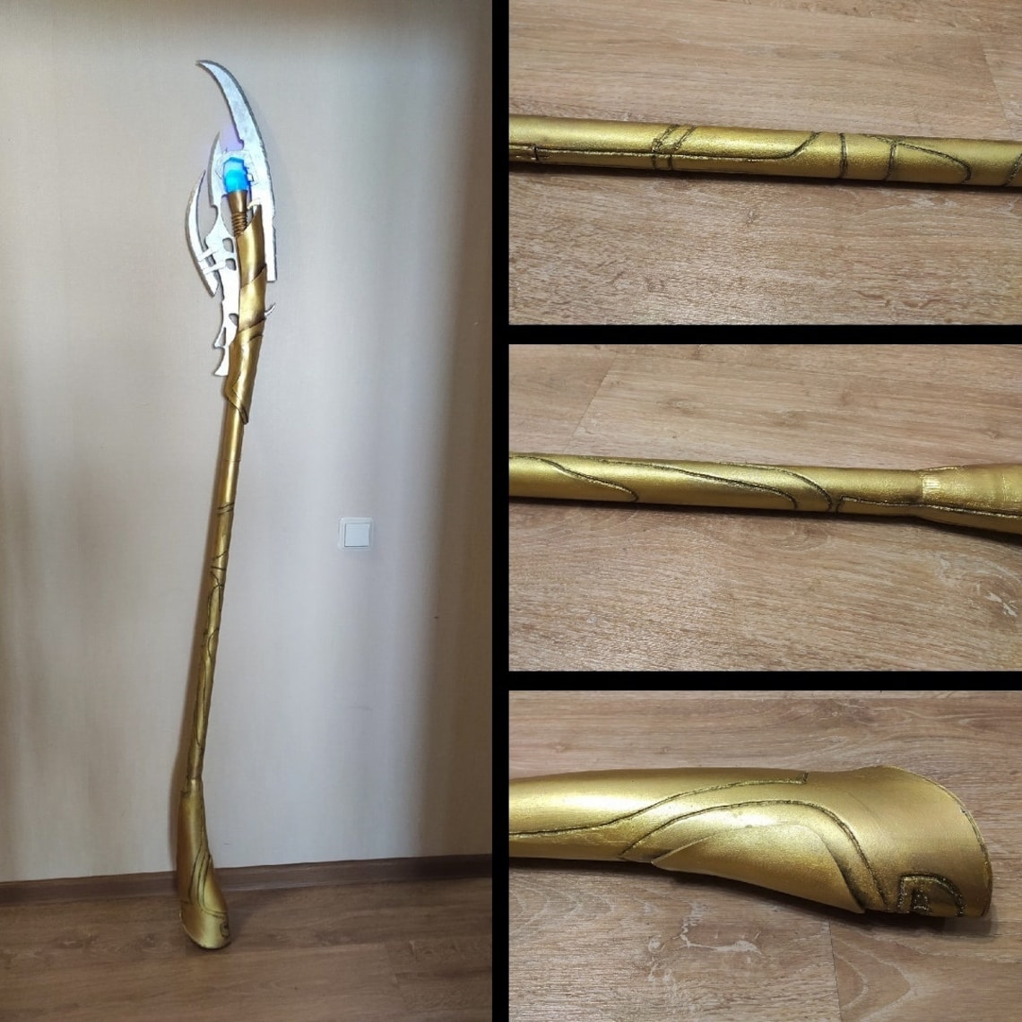 Loki's Chitauri scepter Full Scale Loki's weapon Etsy