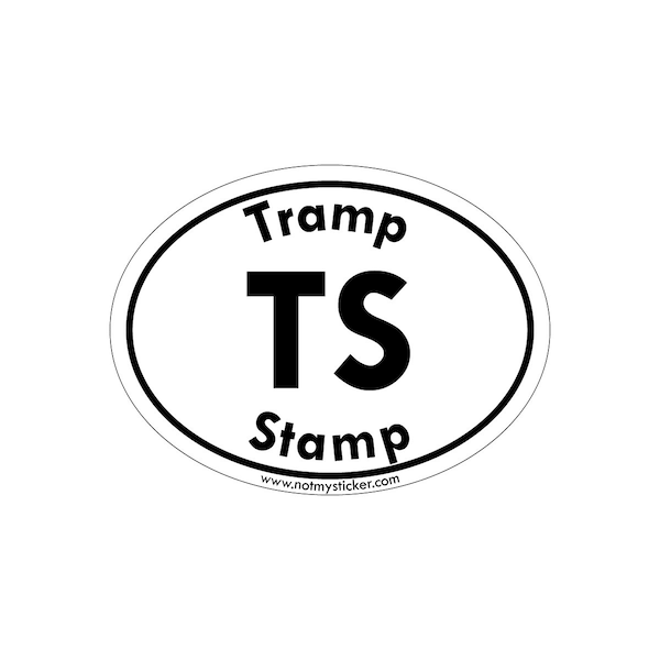 Bumper Sticker Tramp Stamp Etsy