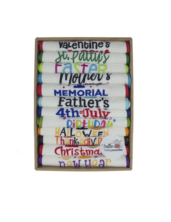 baby's first bibs set