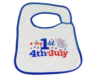 Baby's First July 4th Bib - 1pk