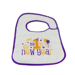 Baby&#39;s First New Years Bib - 1pk