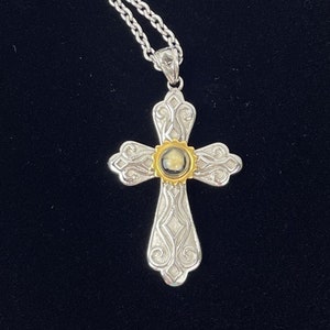 Michael anthony jewelry nativity stone cross pendant clearance