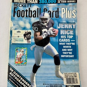 Beckett Football Plus Magazine / Jerry Rice Cover / Spring 2003 Vol. 3 Vol. No 1, Issue No. 6