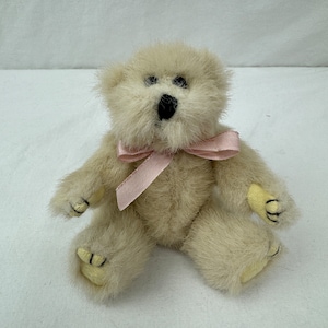 Vintage Boyds Bear / Sandy Brown Small Teddy Bear / Posable Bear