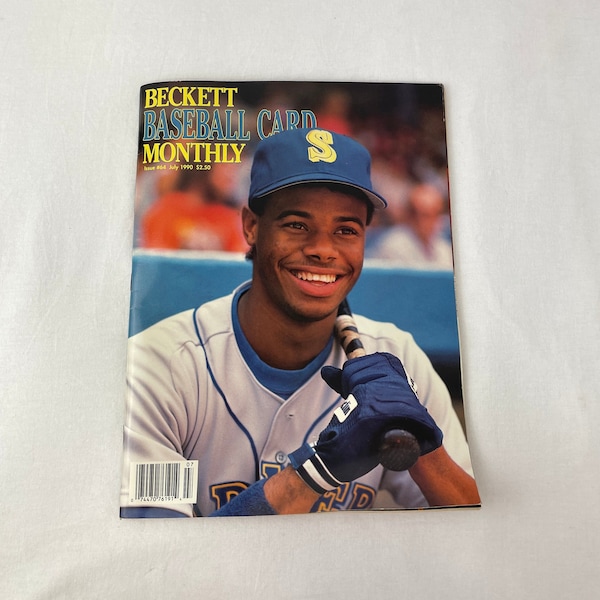 Ken Griffey, Jr. Beckett Baseball Card Monthly Magazine / July 1990 / Issue #64