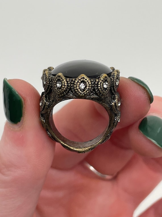 Fern Finds Chunky Statement Ring / Blackish-Deep … - image 8