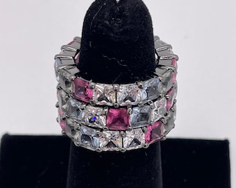 Joan Boyce Violet Crystal Ring Size 7 Joan Boyce Violet Crystal Ring Size 7