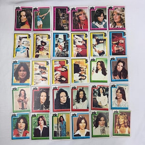Pick Your Lot: Charlie&#39;s Angels Topps Trading Cards / 1977 Collection / Vintage Trading Cards
