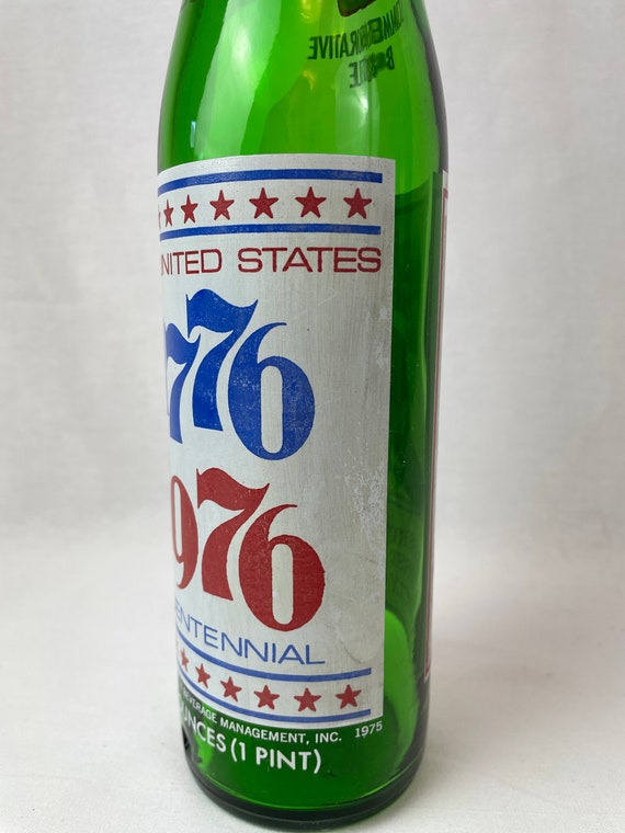 【全商品オープニング価格 特別価格】 / 1976 Bicentennial / Bottle 7UP Glass Liberty Etsy - Bell コレクション