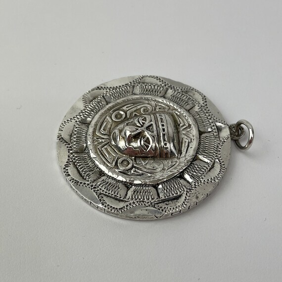 Native Mexican Tribal Pendant and Hidalgo M Silve… - image 7