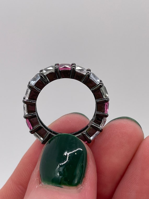 Joan Boyce Set of 3 Stackable Bands Size 5: Clear… - image 9