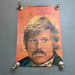 Original Vintage Robert Redford Poster / &quot;Butch Cassidy and the Sundance Kid&quot; Movie / 1969 Movie Poster