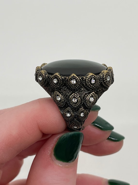 Fern Finds Chunky Statement Ring / Blackish-Deep … - image 10