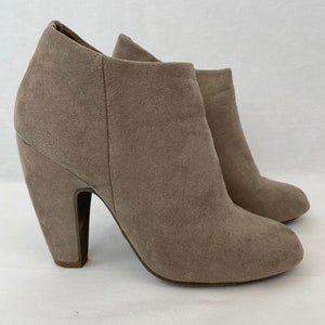 Mossimo Ankle Booties / Man-Made / &quot;Suede&quot; / Heel / Size 7