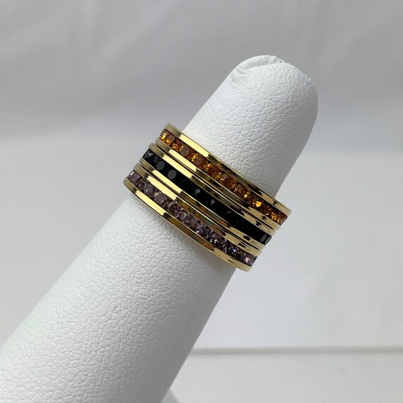 Judith Ripka Set of Three (3) Stackable Tiny Size… - image 3