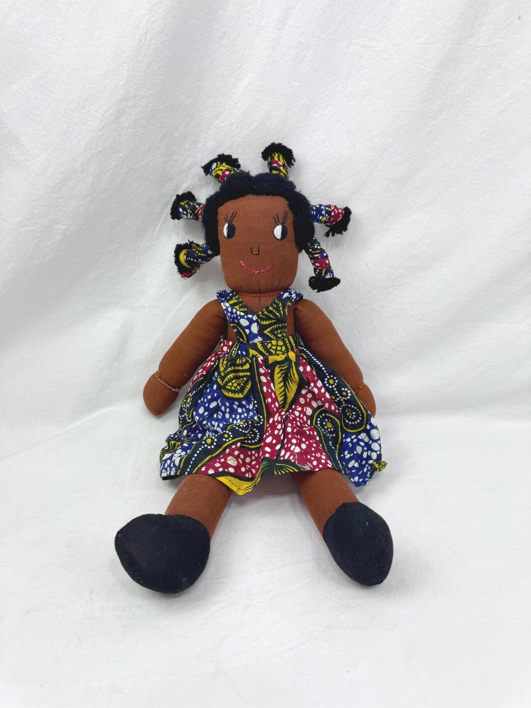 Vintage African Rag Doll / Primitive Toy / Fabric Handmade Doll - Etsy