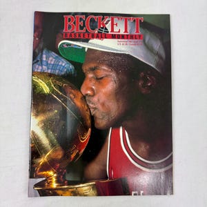 Beckett Basketball Monthly Magazine 1991 / Michael Jordan MVP / Chicago Bulls / NBA Championship