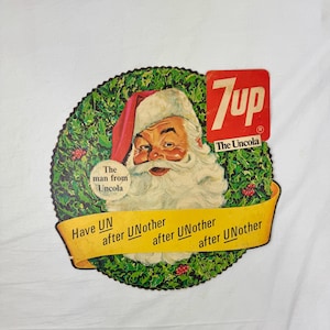 Vintage Santa 7up - Etsy