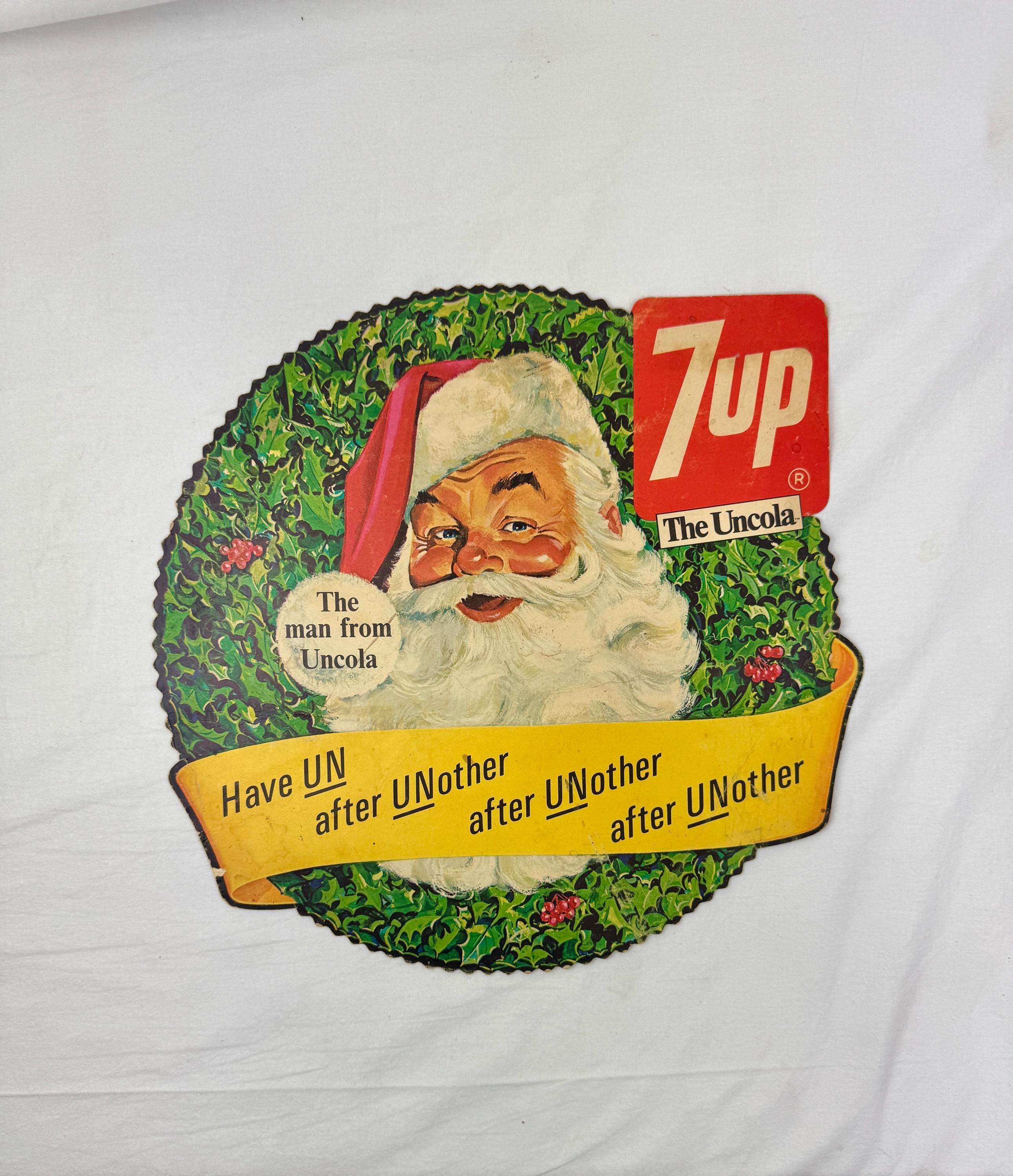 Vintage Santa 7up - Etsy
