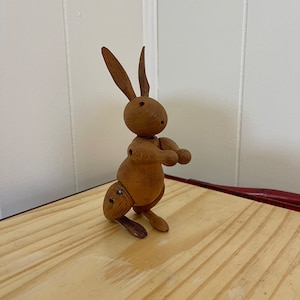 Rare Kay Bojesen Oak Rabbit. FREE SHIPPING!!