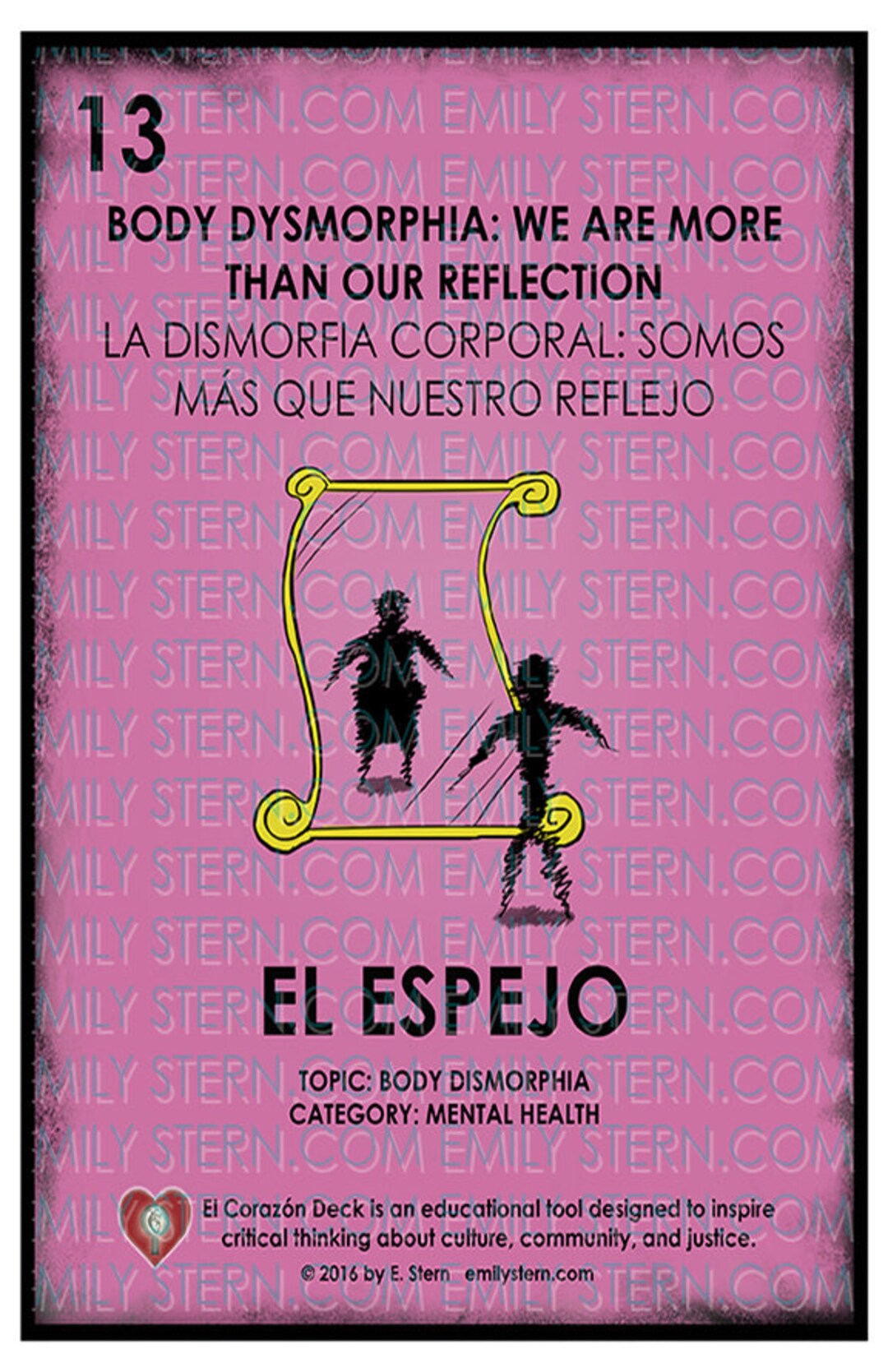 Body Dysmorphia We Are More Than Our Reflection POSTER Etsy