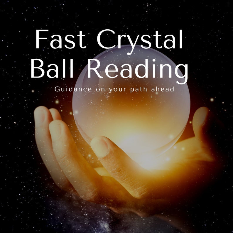 Fast Crystal Ball Reading Accurate Psychic Vision and Etsy