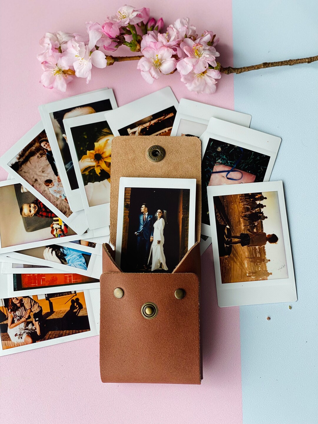 Instax Prints Pouch Instax Mini 3.42.1in Photography Gift Idea Leather ...