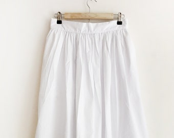 white skirt etsy