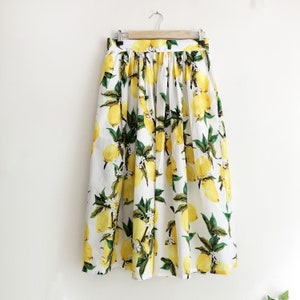 There Was One Kids floral-print flared poplin skirt - White