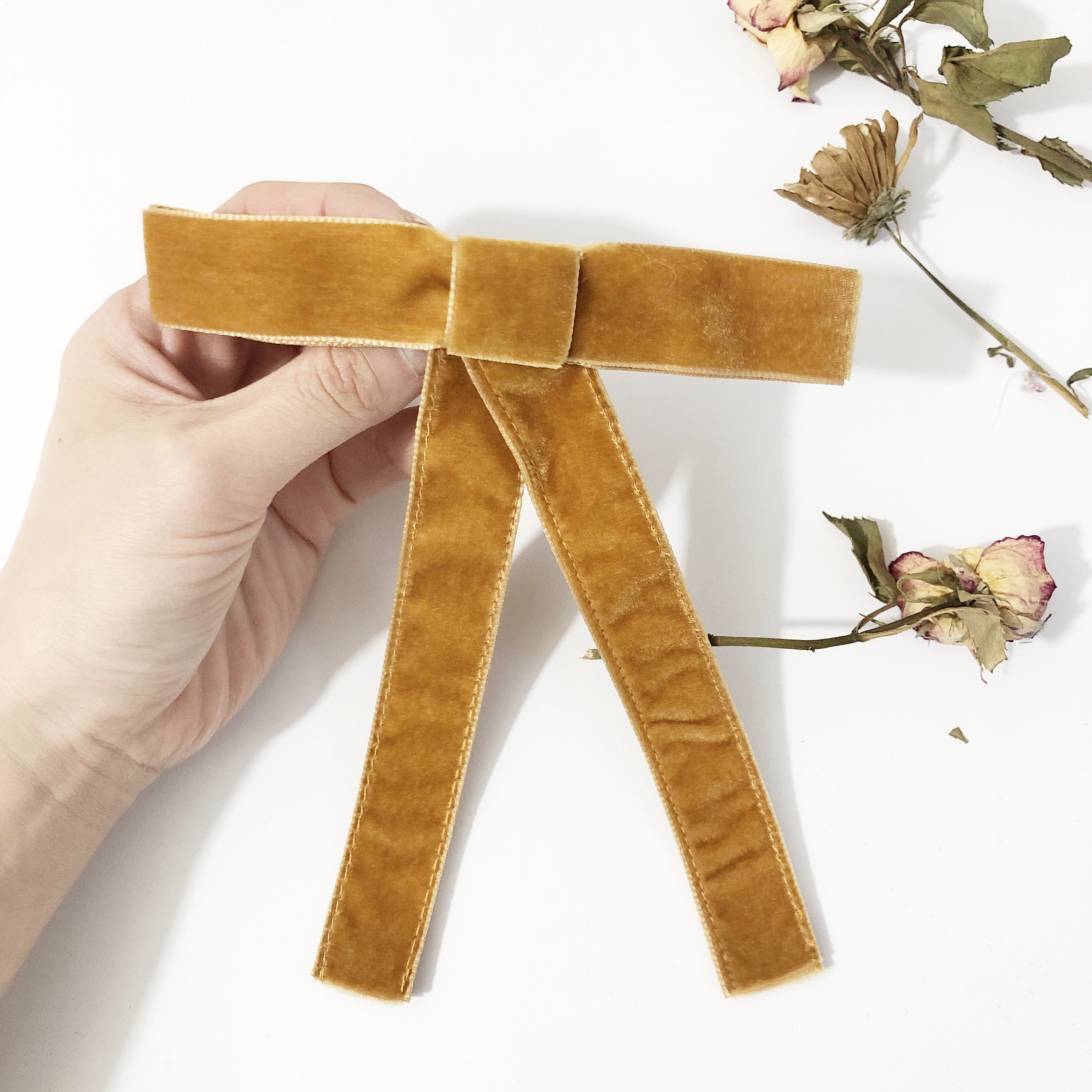 YOCDNOV 6 Pezzi Per Capelli Con Fiocco In Nastro- Fiocco Per Capelli Con Fermaglio A Becco D'Anatra Per Accessori Decorativi Lo Styling Dei Ragazze E - Foto 2